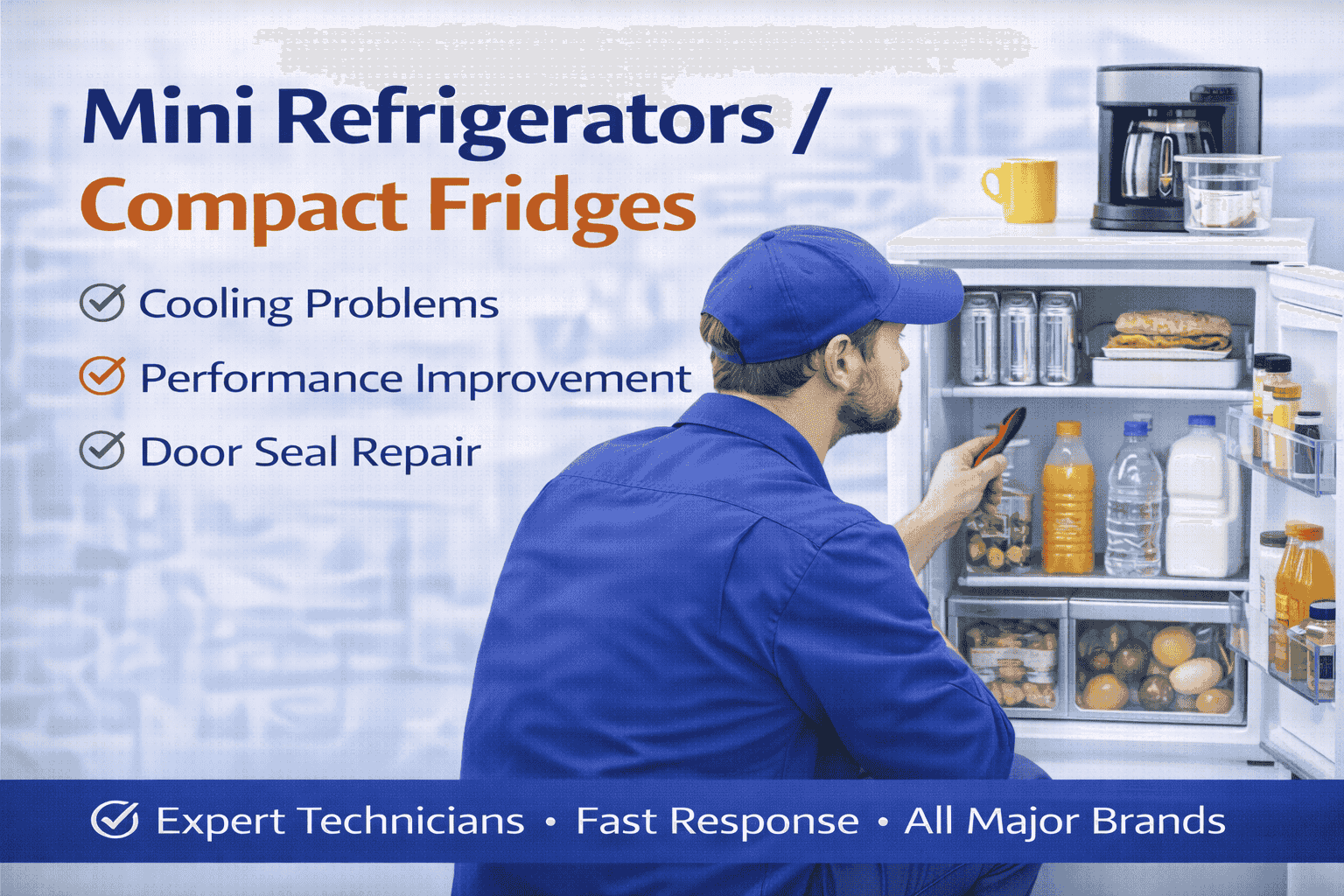 Mini Refrigerator Compact Fridge Repair Service in Bahrain