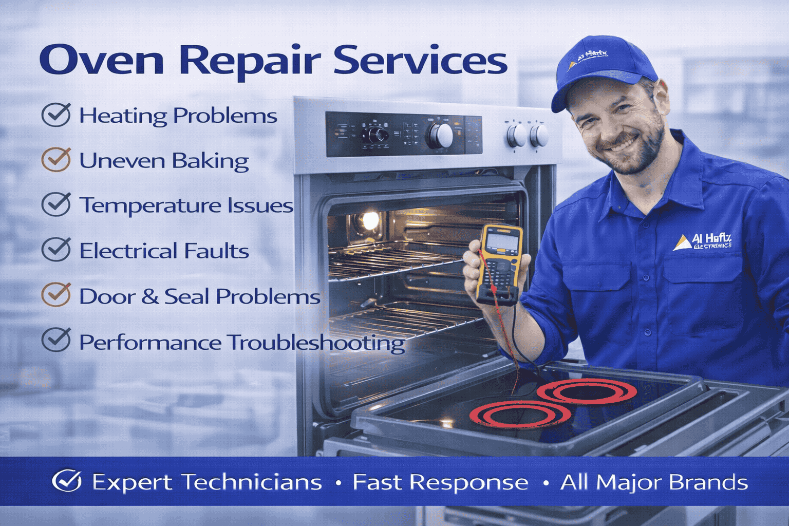 Oven Repair Services (Gas & Electric)