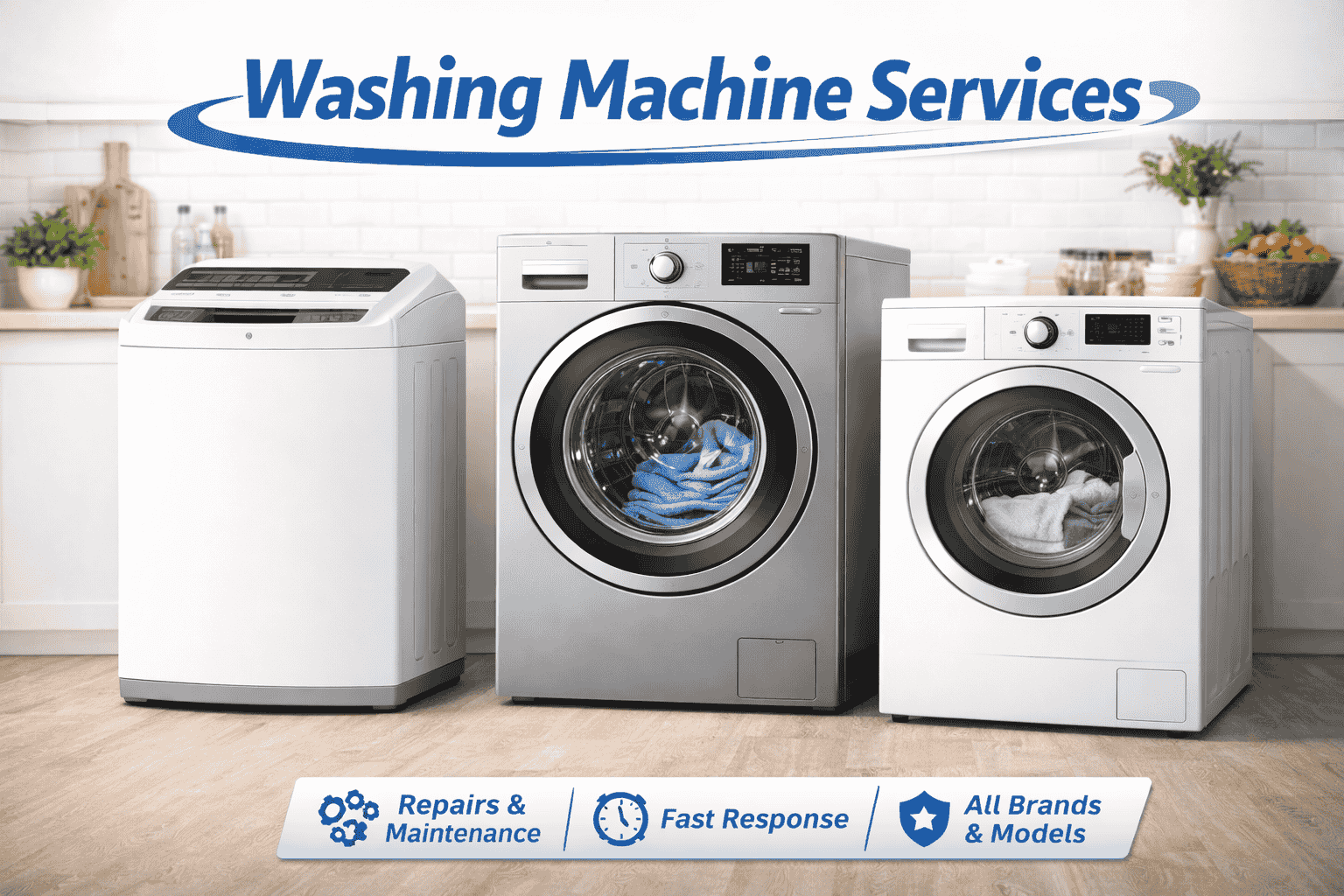 Washing machine repair service in Bahrain — top-load, front-load and semi-automatic washers